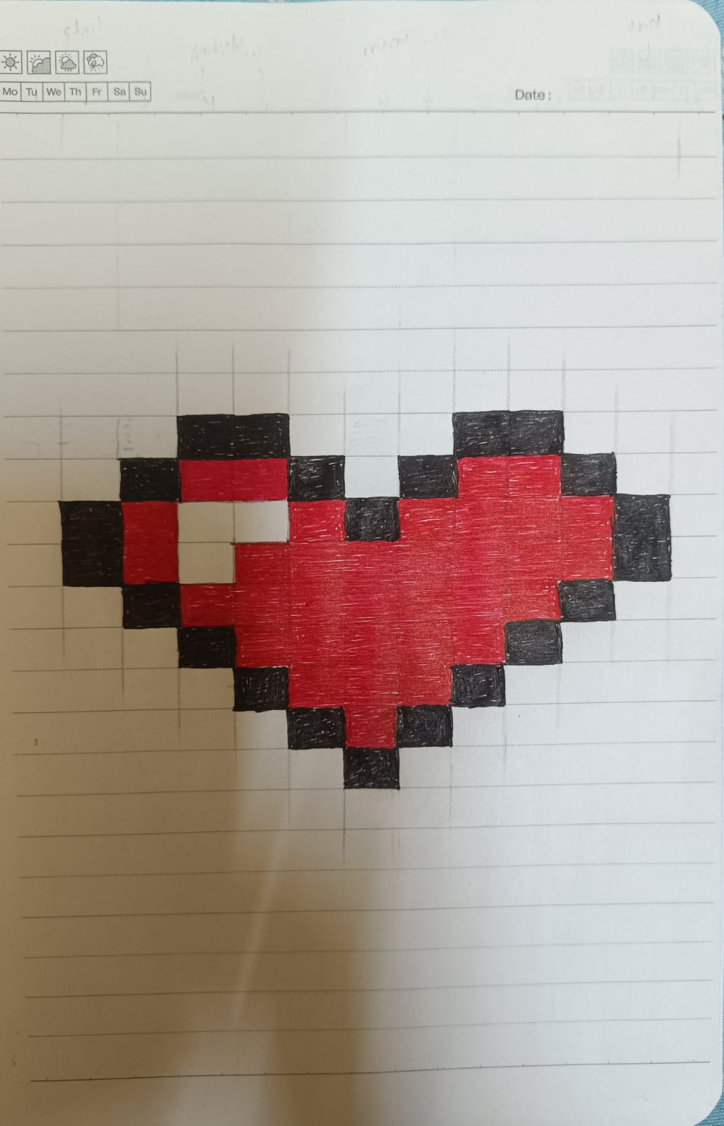 heart drawing