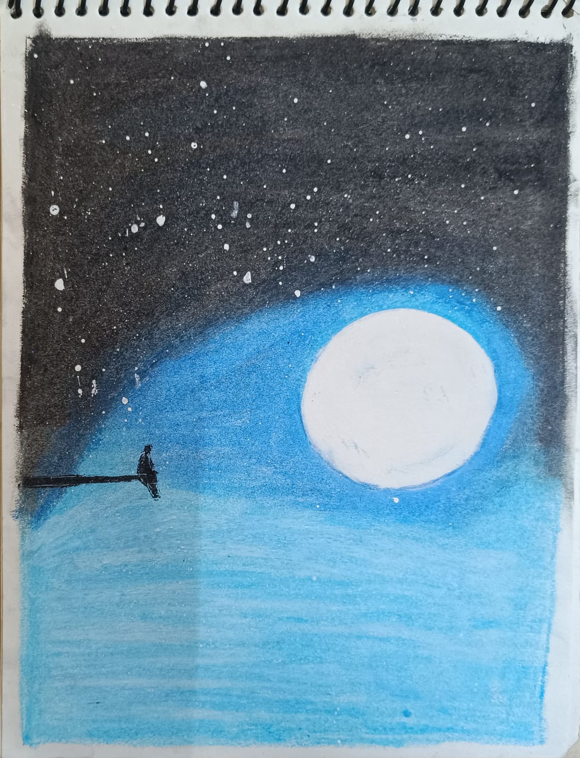 moon drawing